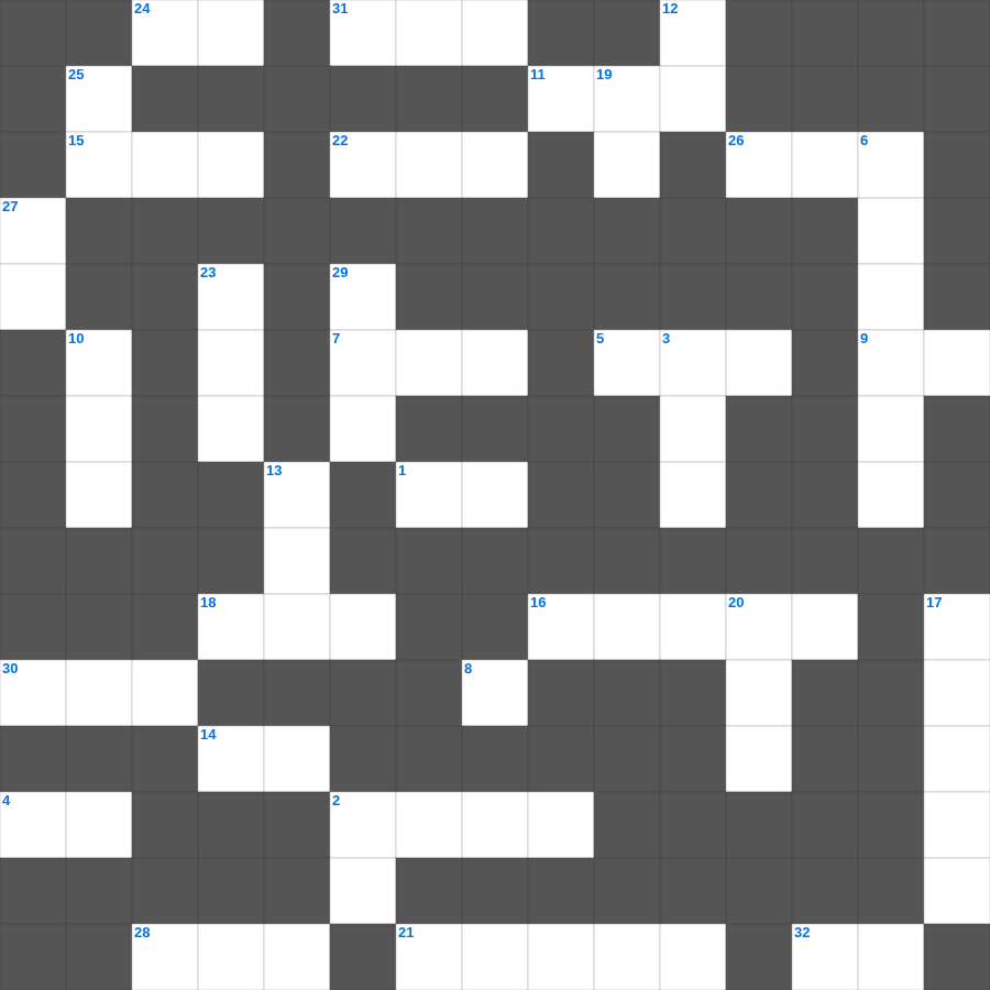 구약의 기적들 - 무료 온라인 가로세로 낱말퍼즐